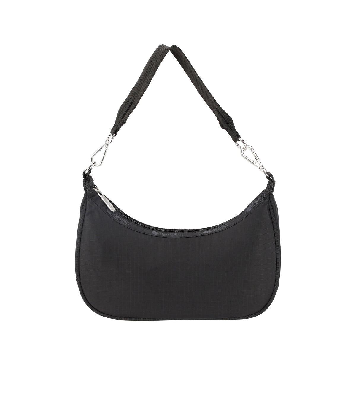Small Convertible Hobo - Black solid view 4