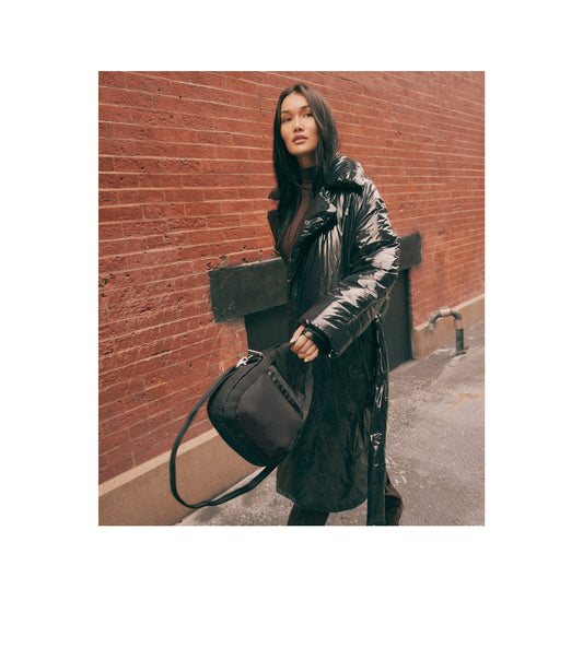 Small Jenni Crossbody - Black solid view 2