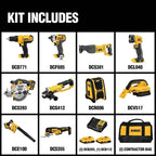 DEWALT 20V MAX 10-piece Tool Combination Set DCK1020D2 By DEWALT