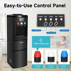 Icepure Water Dispenser With Ice Maker 3-in-1 Hot And Cold Water Cooler Ice Maker Machine