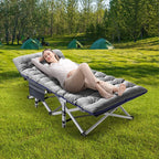 Slsy 2 Pack Folding Bed Cot With 3.3 In. 2 Sided Mattress, 75 In. 28 In. Folding Camping Cots With Carry Bag, Portable Sleepi