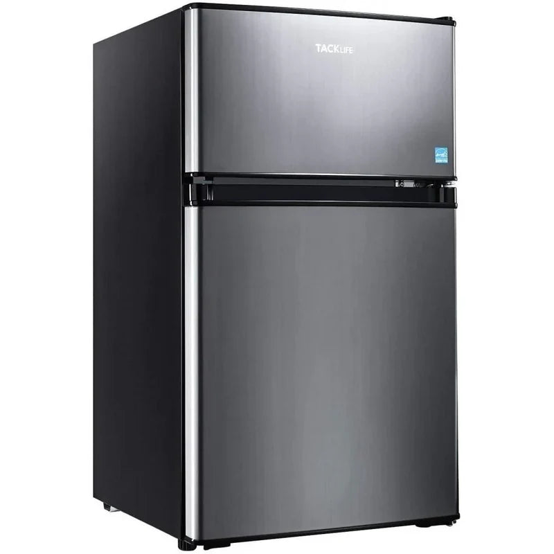 Mini Fridge With Freezer, 3.1 Cu. Ft. Small Refrigerator, Compact Refrigerator With LED Light