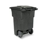 Toter 96 Gallon Trash Can With Smooth Wheels And Lid