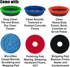 Commercial Floor Scrubber With Brushes And Pads, Heavy Duty Buffer And Cleaner For Tile And Grout