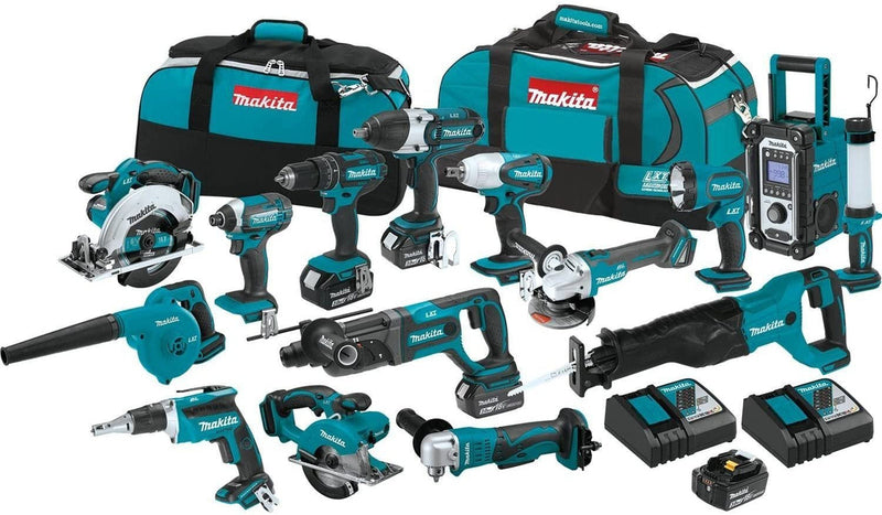 15 Tool Combination Kit With Charger