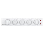 20-inch Electric Oven With 4 Cooking Zones, Freestanding, In White