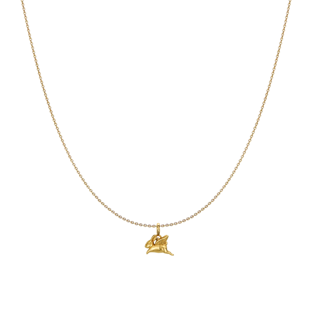 Flying bunny Necklace