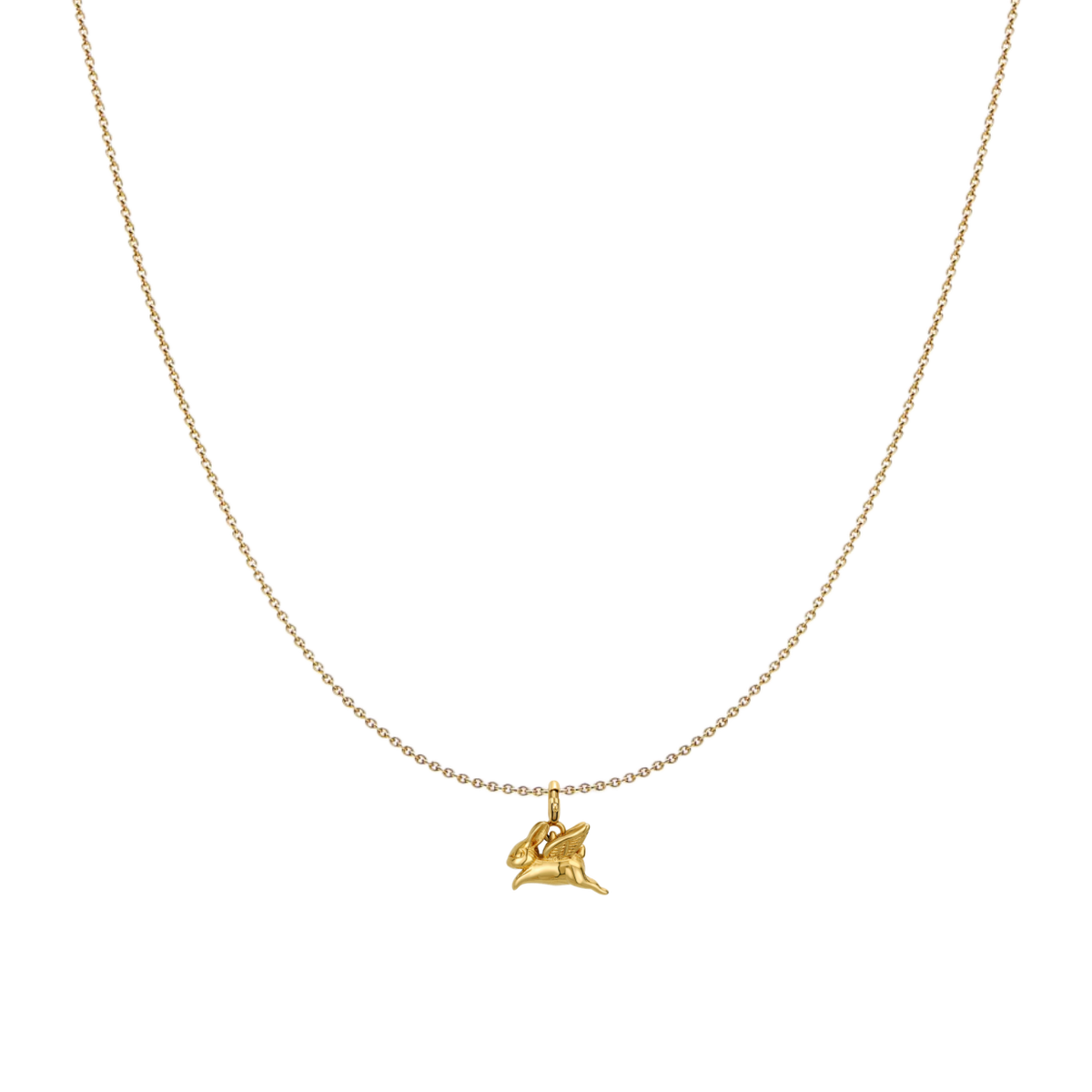 Flying bunny Necklace