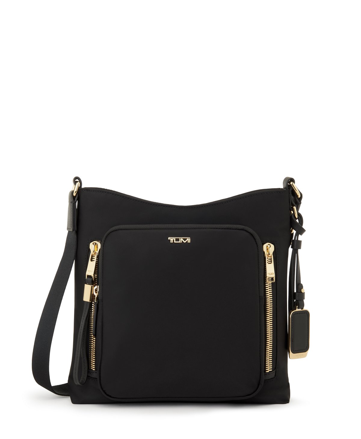 Tyler Crossbody in Black/Gold