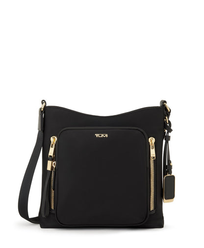 Tyler Crossbody in Black/Gold