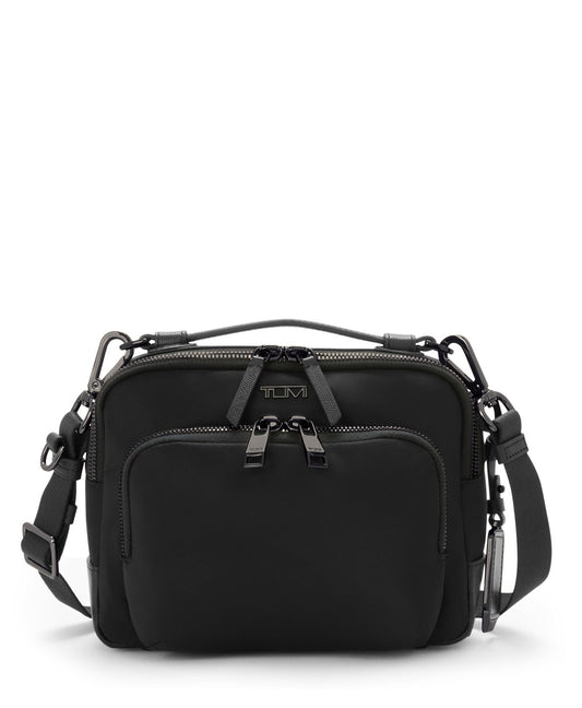 Teghan Crossbody in Black/Gunmetal
