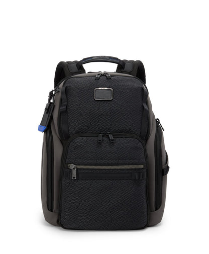 Search Backpack in Black Geometric