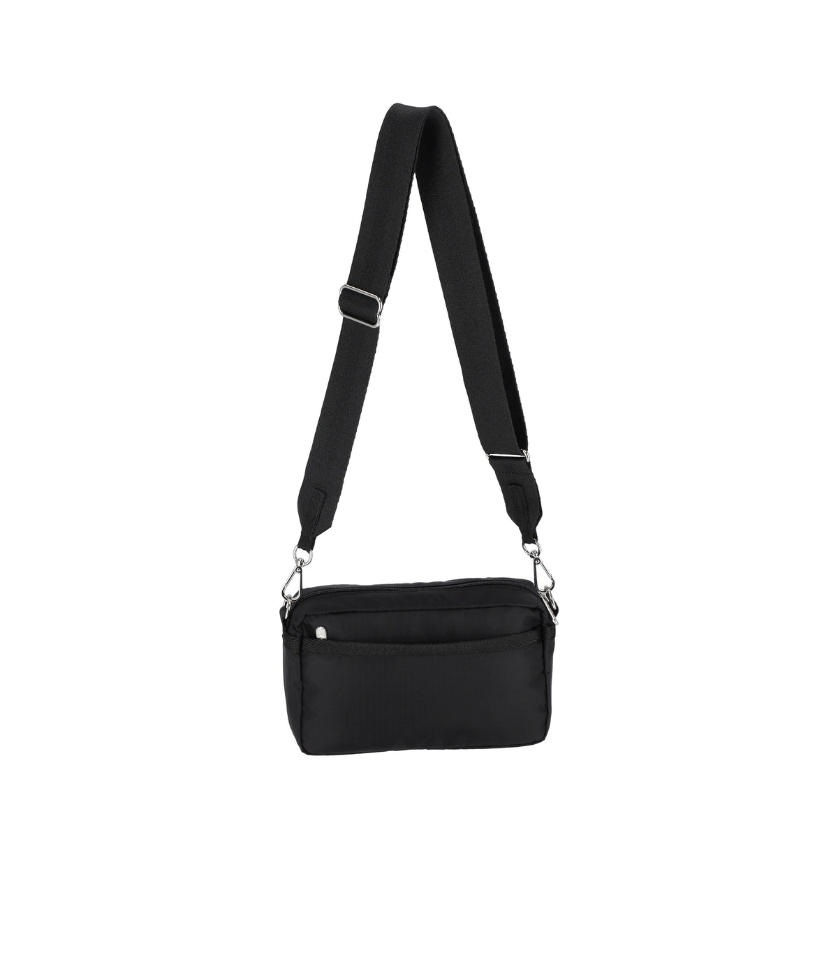 East/West Phone Crossbody - Black solid view 3