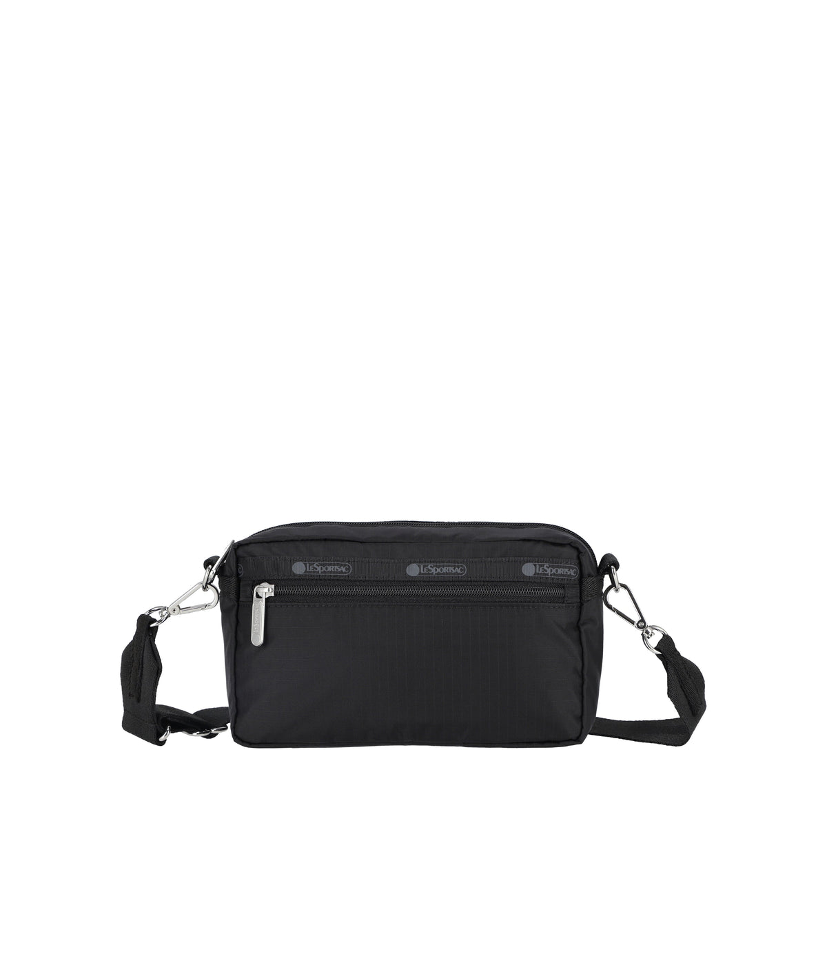 East/West Phone Crossbody - Black solid