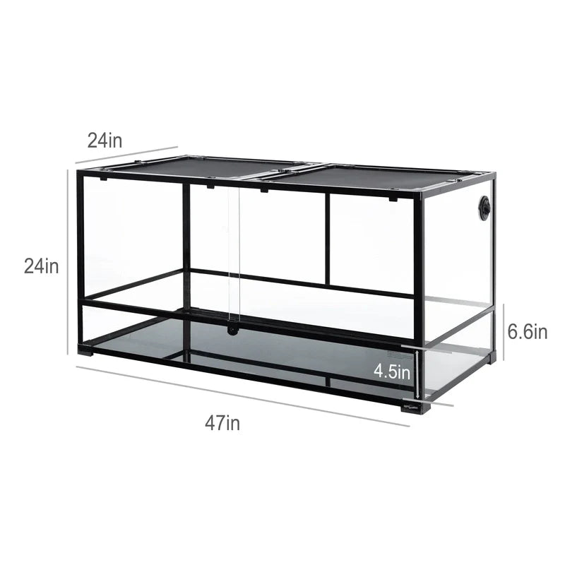 Reptizoo 120-Gallon Extra Large Reptile Terrarium