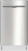 Honeywell 18 In. Dishwasher With 8 Place Settings, 6 Washing Programs, Stainless Steel Tub, UL/Energy Star, Stainless Steel