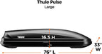 Thule 615 Pulse Cargo Rack, Large, Black