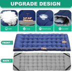 Slsy 2 Pack Folding Bed Cot With 3.3 In. 2 Sided Mattress, 75 In. 28 In. Folding Camping Cots With Carry Bag, Portable Sleepi