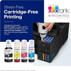 ET-4800 Wireless All-in-One Cartridge-Free Supertank Printer With Scanner, Copier, Fax, ADF And Ethernet, Ideal-For Your Home