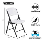 Lifetime Folding Table And Chair Set, Pack Of 108