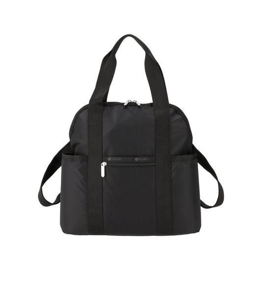 Double Trouble Backpack - Black solid