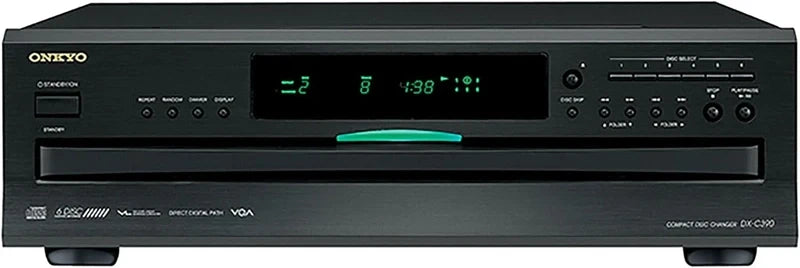 Onkyo DXC390 6 Disc CD Changer, Black