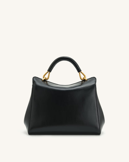 Lucia Classic Top Handbag - Black - image 4