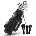 MaxKare Complete Golf Clubs Set Golf Men's Regular 13-Piece Complete Set Includes Driver, Fairway Wood, Hybrids, 6-9 Irons, P