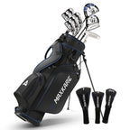 MaxKare Complete Golf Clubs Set Golf Men's Regular 13-Piece Complete Set Includes Driver, Fairway Wood, Hybrids, 6-9 Irons, P