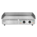 Devanti 73cm Commercial Electric Griddle Bbq Grill Plate 4400W Silver