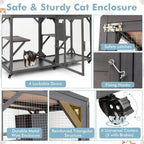 Catio Outdoor Cat Enclosure Large