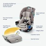 4Ever Dlx 4-in-1 Child Car Seat, Charlie, Rear-Facing, Forward-Facing And Booster Seat