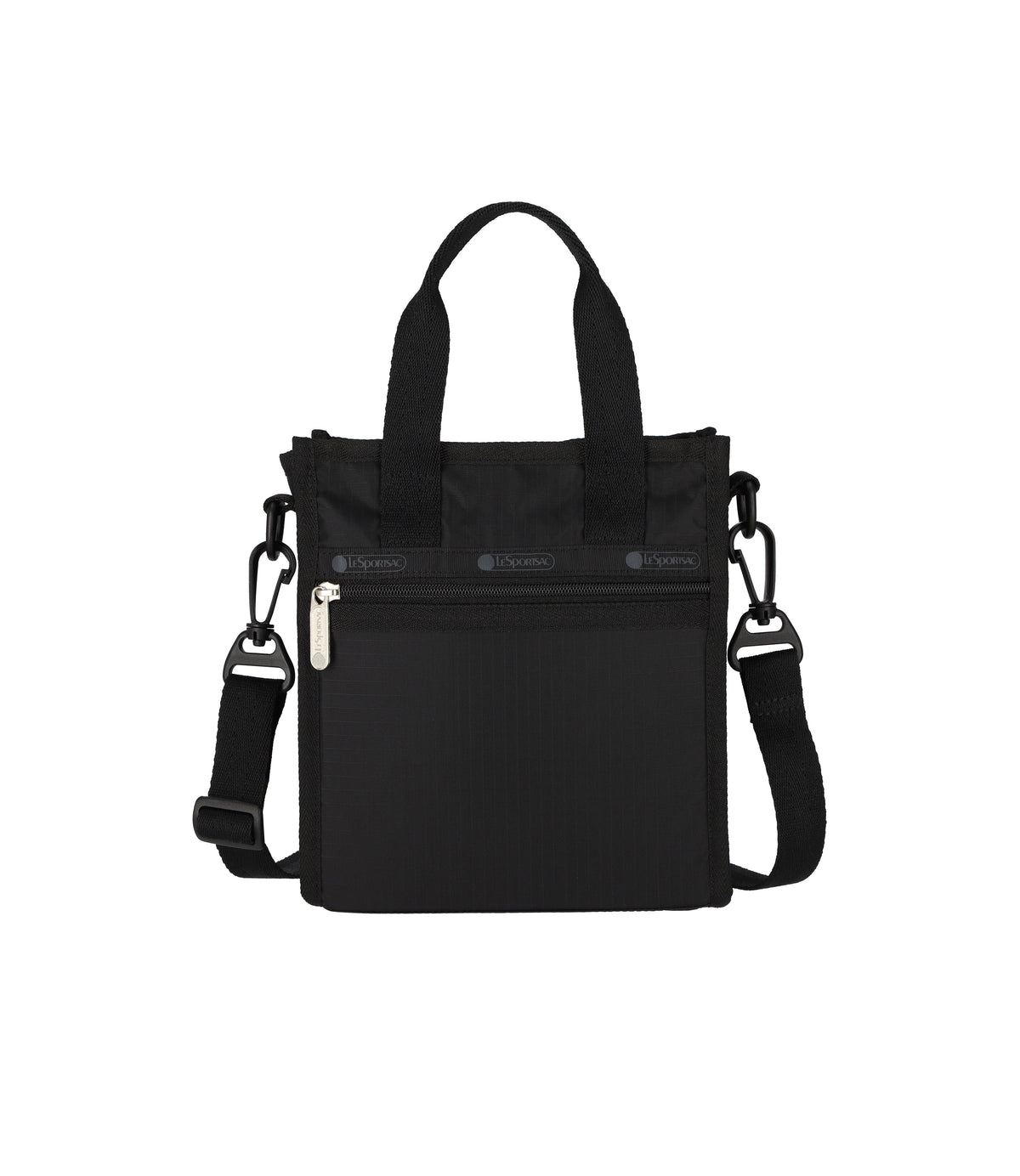 Mini North/South Tote - Black solid