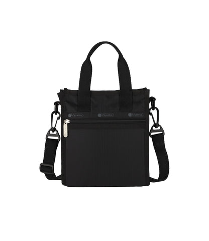 Mini North/South Tote - Black solid