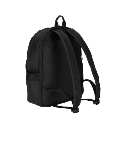 Route Backpack - Black solid view 3