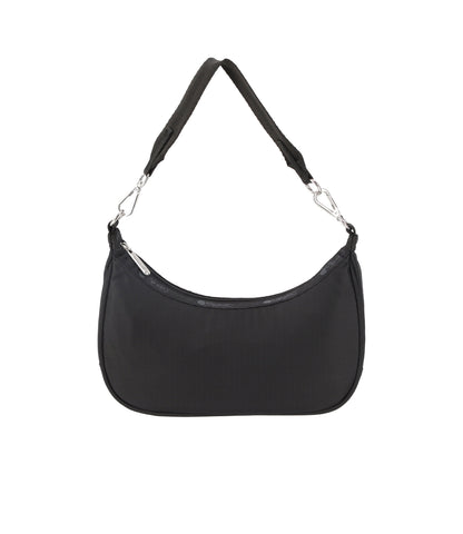 Small Convertible Hobo - Black solid view 4