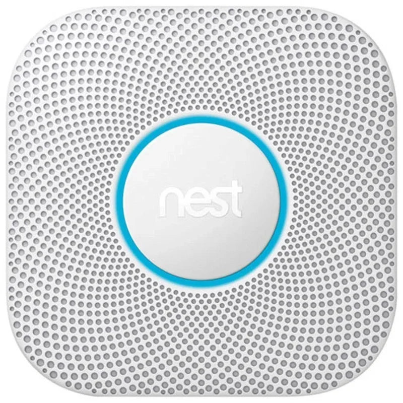 Google Nest Protect 2nd Generation Smoke And Carbon Monoxide Detector With Cable, Voice Alerts And Smartphone Notifications
