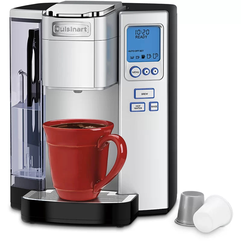 Cuisinart SS-10P1 Coffee Maker Single Serve 72-Ounce Reservoir Coffee Machine, Programmable Brewing And Hot Water Dispenser