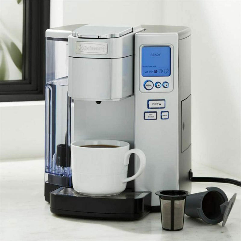 Cuisinart SS-10P1 Coffee Maker Single Serve 72-Ounce Reservoir Coffee Machine, Programmable Brewing And Hot Water Dispenser