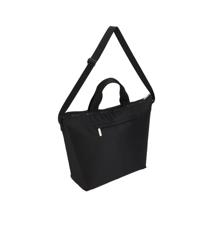 Deluxe Easy Carry Tote - Black solid view 3