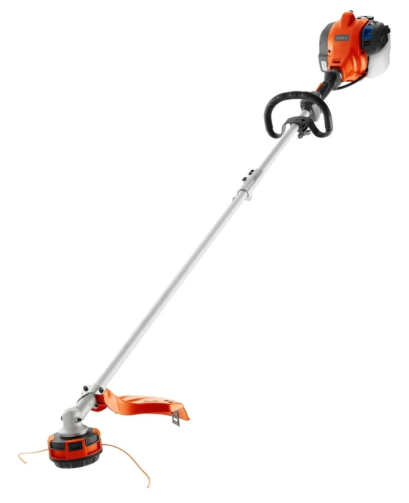 Husqvarna 330LK 28-cc 2-cycle 20-in Straight Shaft Gas String Trimmer With Attachment Capable And Edger Capable