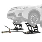 Black Widow Hydraulic Car Lift With Ramp, 3,000 Lb. Per Pair Capacity