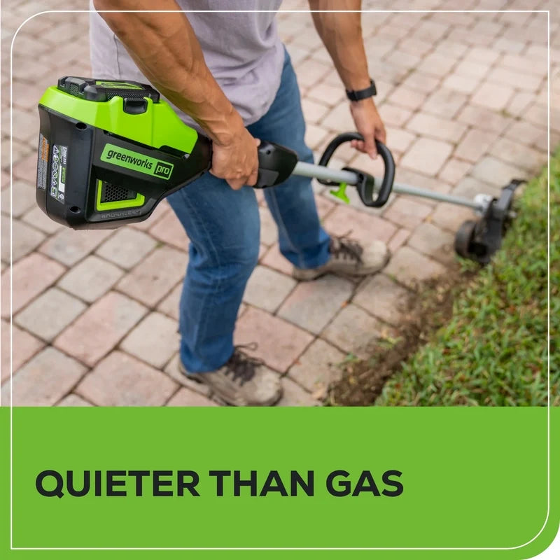 Greenworks 60V 8 In. Brushless Cordless Edger, 2.0 Ah Battery And Charger Included