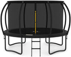 Jumpzylla 8 Ft. Trampoline Outdoor With Enclosure For Kids