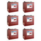 6-Volt Golf Cart Batteries, Trojan Battery 6V/225Ah T-105, 6-Pack, 36V
