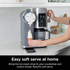 Ninja Swirl By CREAMi Ice Cream And Soft Serve Maker, Sorbet, Milkshake, Frozen Yogurt, Low Calories Program And More, 13-in-