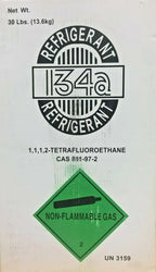 R134A, 134a, 30lb Cylinder 1,1,1,2-Tetrafluoroethane Automotive