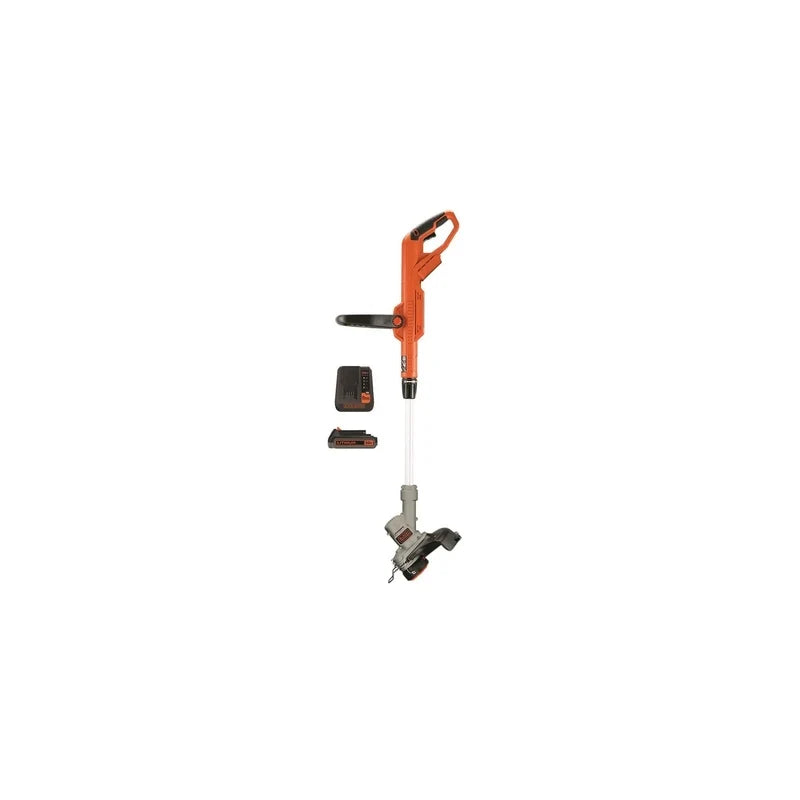 Black Plus Decker 20V Cordless String Trimmer And Edger, 2Ah, Lithium Ion Battery Included