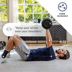 Bowflex SelectTech 552 Adjustable Dumbbells, Pair, 2.3C23.8 Kg, Space-Saving Home Fitness Equipment