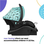 Cosco Kids Lift And Stroll Dx Travel System, Gray Arrows, Toddler, Unisex